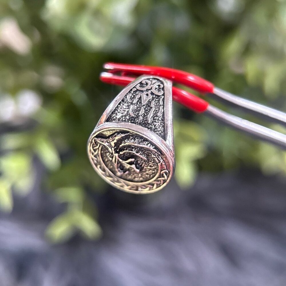 Silver Dragon Men’s Ring - Picture 4 of 5